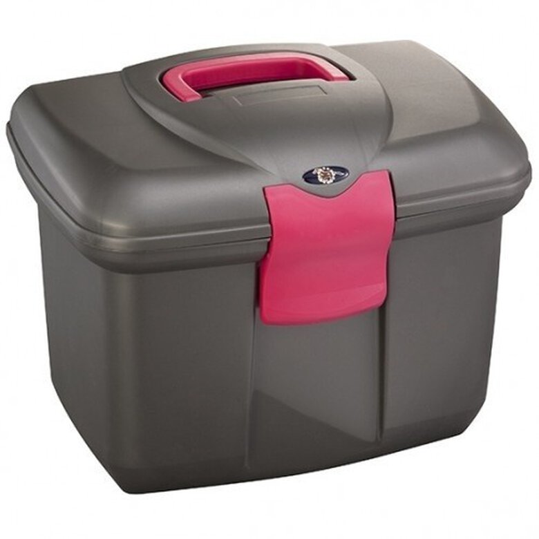 Caja grande ProTack para accesorios de aseo color Gris/Rosa, , large image number null