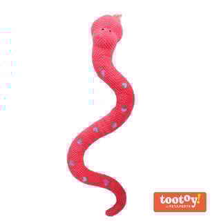 Tootoy! Giant Snake Cuddler Pink Peluche gigante para perros