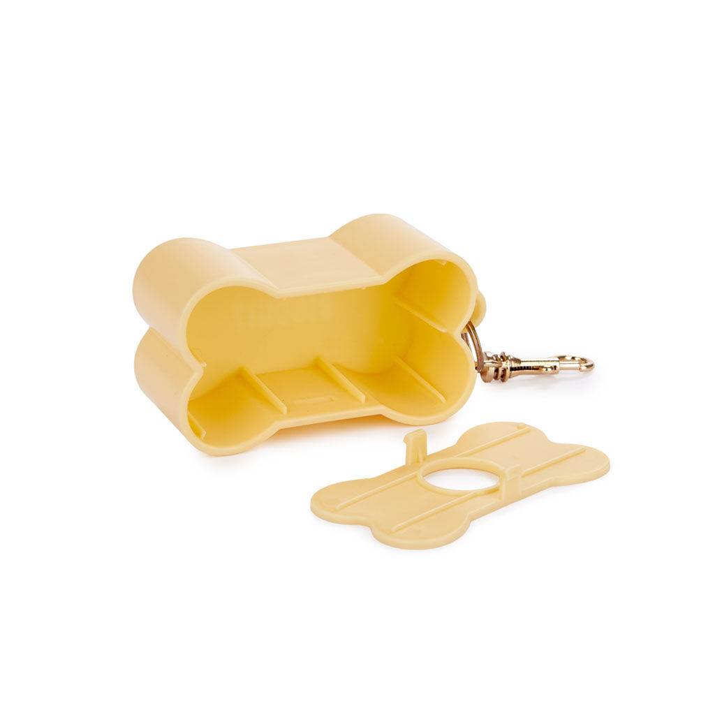 Balvi Dispensador bolsas perro Biscuit Color Beige Para los paseos con tu mascota Con forma de galleta Pl&aacute;stico, , large Imagen numero 3