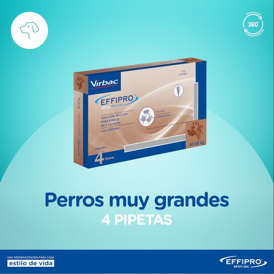 Effipro pipetas antipar&aacute;sitos perros 40-60 kg, , large Imagen numero 2