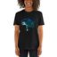Mascochula camiseta mujer noche estrellada personalizada con tu mascota negra, , large indicador imagen numero 3