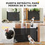 PawHut Barrera para Perros Negro, , large indicador imagen numero 4