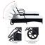 Set de 2 tumbonas y mesa Outsunny color Blanco, , large indicador imagen numero 3