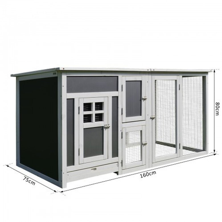 Gallinero PawHut para exterior de madera, , large image number null