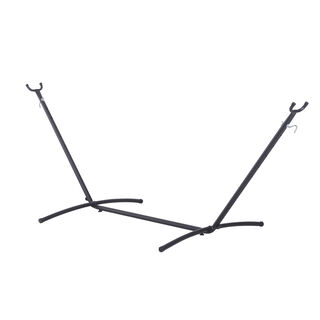 Outsunny Soporte Ajustable negro de hamacas para jardín