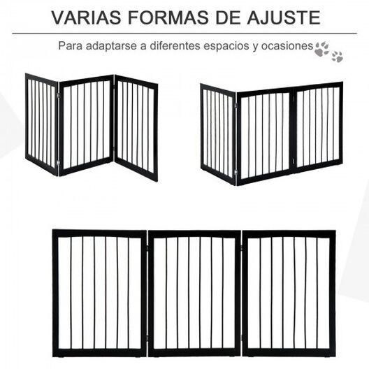 Barreras para perros, puerta portátil para perros, barrera plegable para  escaleras de perros, barrera para mascotas, perros, gatos, 180 x 75 cm  Adepaton LN-1751