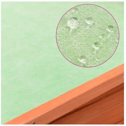 Conejera castillo de madera color Marrón thumbnail