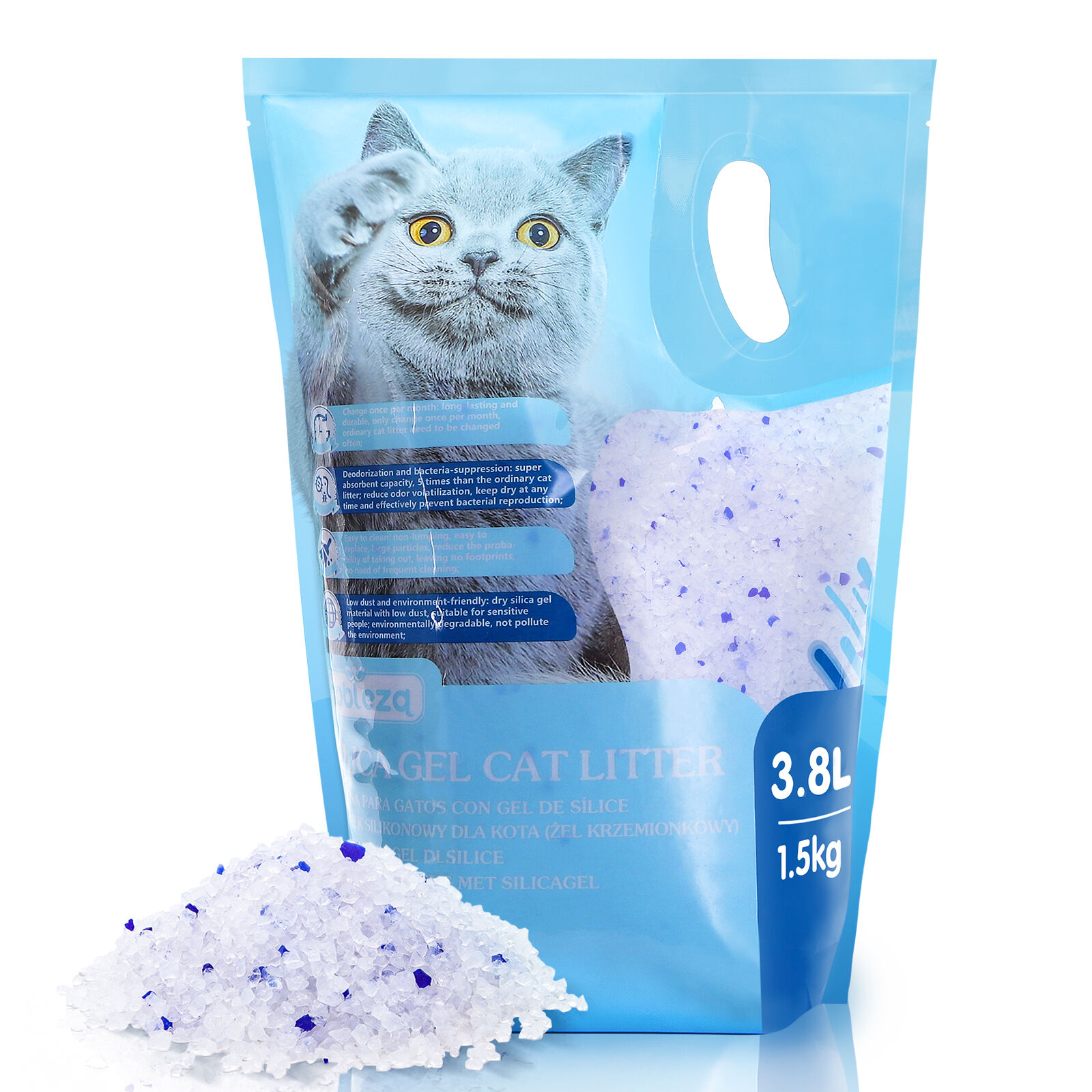 Nobleza Arena de sílice para gatitos