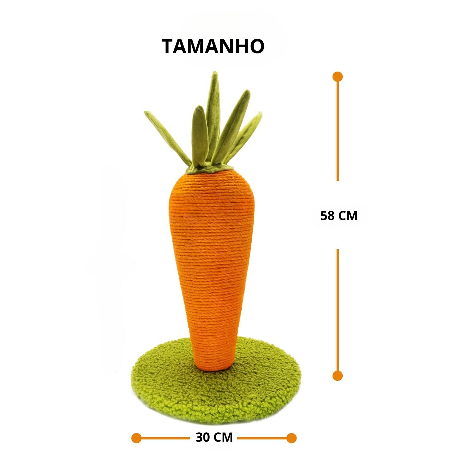 FOFOS | Rascador Zanahoria - Para Gato, , large Imagen numero 2