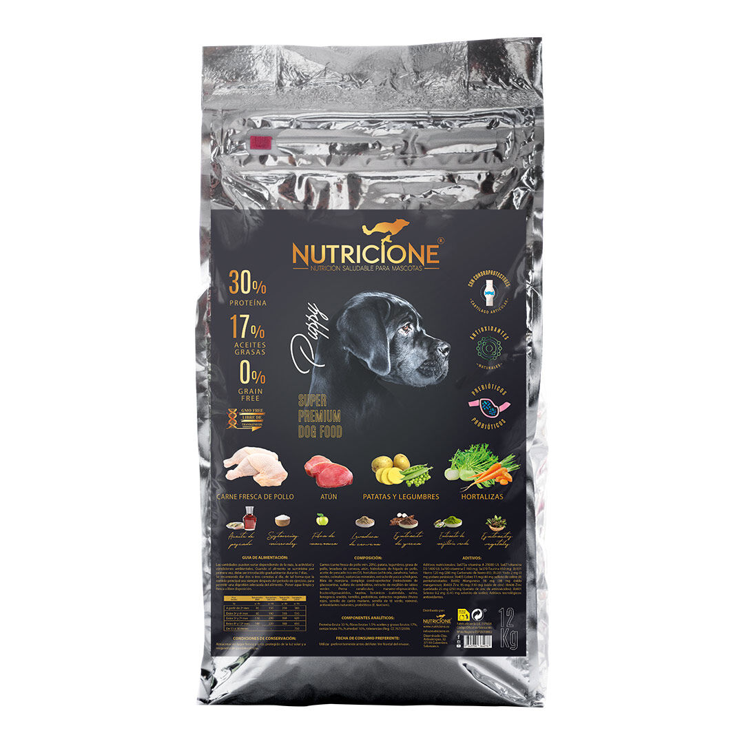 Pienso Grain Free carne fresca de pollo y at&uacute;n para perro puppy 12kg, , large Imagen numero 1