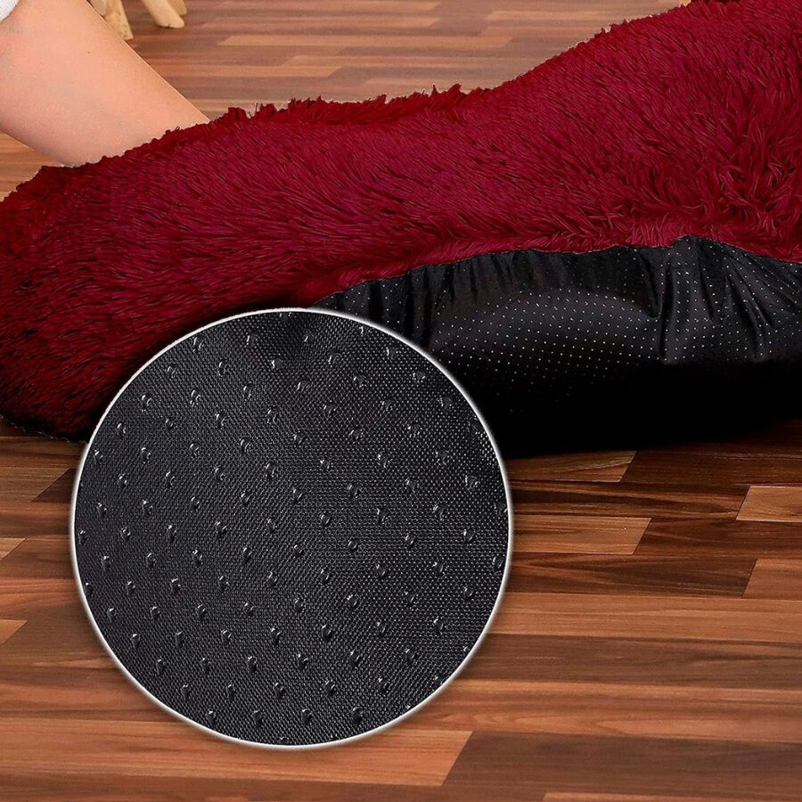 EL &Aacute;TICO PETS Cama Perro Mediano y Peque&ntilde;o. Cama para Perros. Cojin Resistente y Lavable. Cama de Pelo Largo para Gatos y Otras Mascotas Medianas, 70 x 70 CM, , large Imagen numero 2