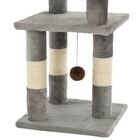 Rascador con poste de sisal para gatos color Gris, , large image number null