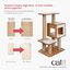 Catit Vesper High Base Gigante, Roble, , large indicador imagen numero 2