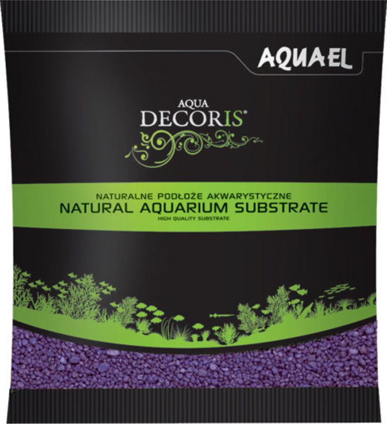 Aquael Aqua Decoris Sustrato Natural Cuarzo fucsia para acuarios