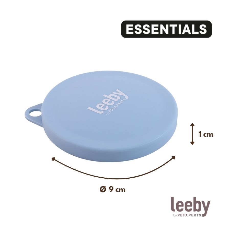 Leeby Tapa Comedero Azul para perros y gatos, , large Imagen numero 4