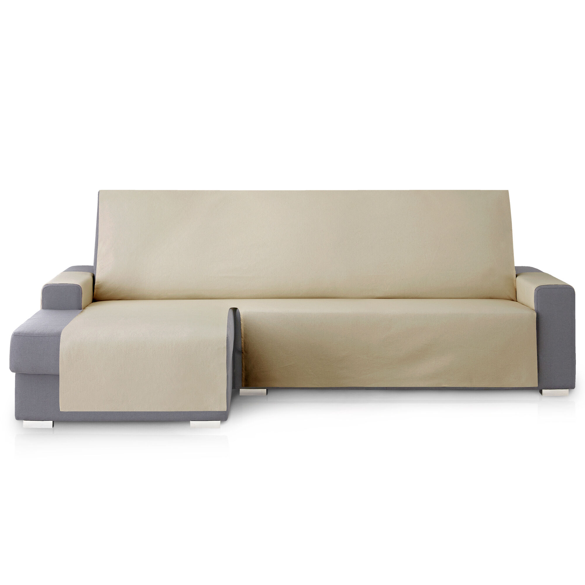 Protector Cubresofa Sofa Chaise Longue Izquierda Extra Royale 290 cm. Color Lino, , large Imagen numero 1