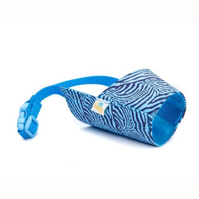 Bozal Pamppy Cebra Azul para perros color Multicolor, , large image number null