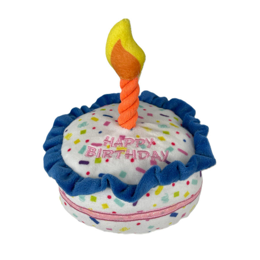 Tootoy! Comfort Brithday Cake Cuddler peluche con sonido para perros, , large Imagen numero 2
