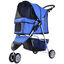 PawHut Cochecito plegable azul para mascotas, , large indicador imagen numero 1
