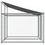 vidaXL Jaula de perros techo y puertas acero galvanizado gris 12x2x2 m, , large indicador imagen numero 21