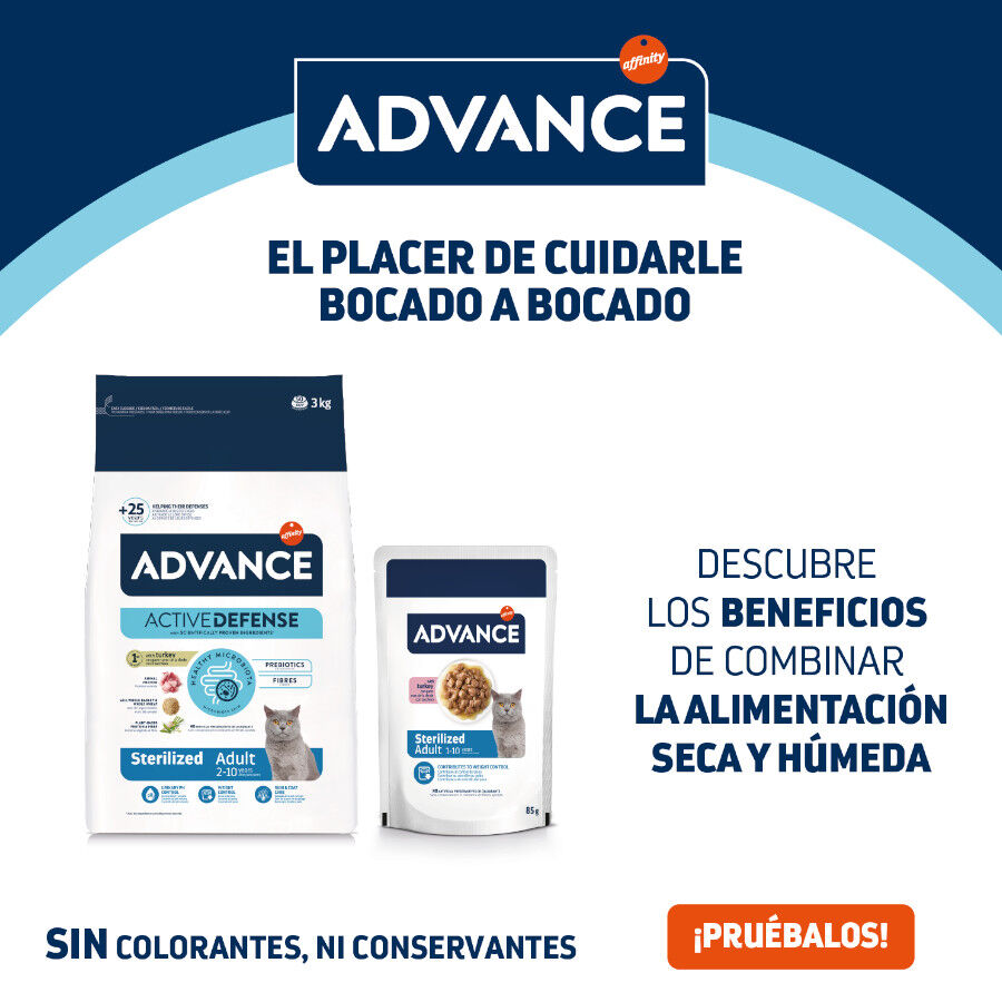 Advance Sterilized Adult Bacalao sobres para gatos thumbnail