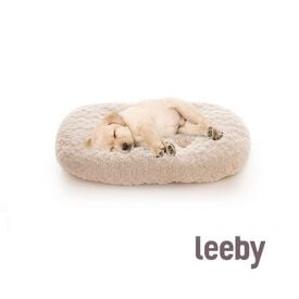 Leeby Almohadilla Blanca Suave para cachorros