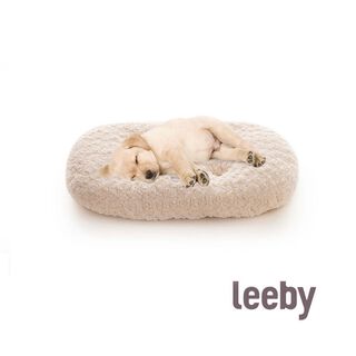Leeby Almohadilla Blanca Suave para cachorros