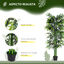Outsunny Bambú Artificial 180 cm con Cañas Naturales Planta Artificial con Maceta Árbol Artificial Decoración para Hogar Salón Oficina Verde, , large indicador imagen numero 5