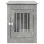 vidaXL Jaula para perros madera ingeniería gris hormigón 55x75x65 cm, , large indicador imagen numero 9
