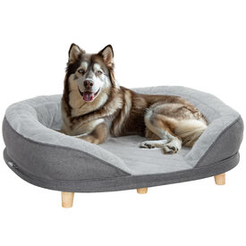 PawHut Sofá para gris Perros medianos y Grandes 