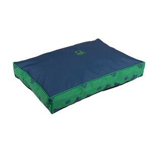 Benetton funda colchon huellas Azul/Verde
