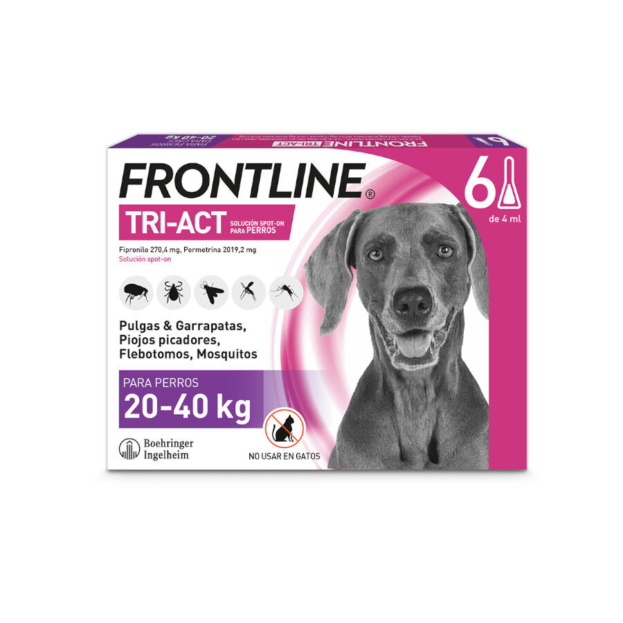 Frontline Tri-Act Pipetas Antiparasitarias para perros