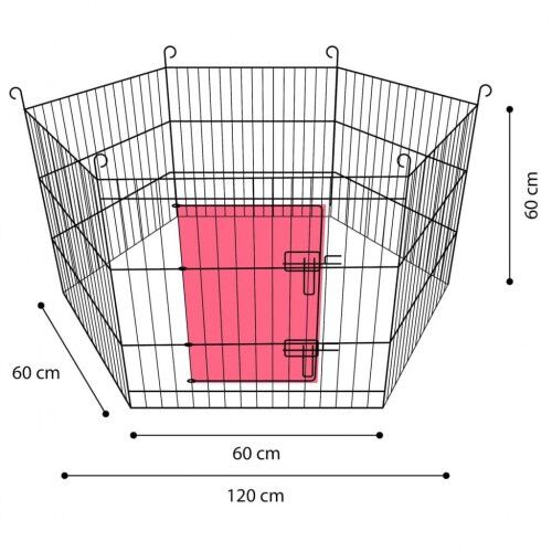 Flamingo corral de animales peque&ntilde;os gris , , large Imagen numero 2