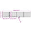vidaXL Puerta para perros plegable 4 paneles madera álamo negra 320 cm, , large indicador imagen numero 10