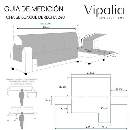 Vipalia cubre sof&aacute;s c&iacute;rculos marr&oacute;n para mascotas, , large Imagen numero 5