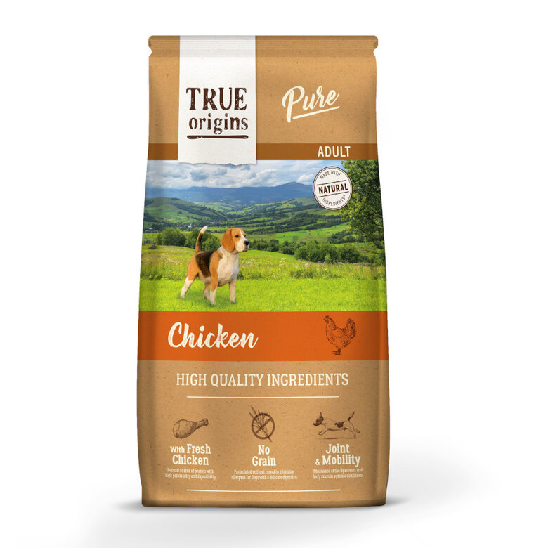 True Origins Pure Adult Pollo No Grain pienso para perros, , large image number null