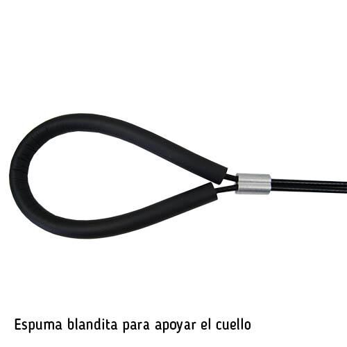 Lazo de horca en acero negro protegido LAZO HORCA ACERO NEGRO PROTEGIDO L 67CM, , large Imagen numero 3