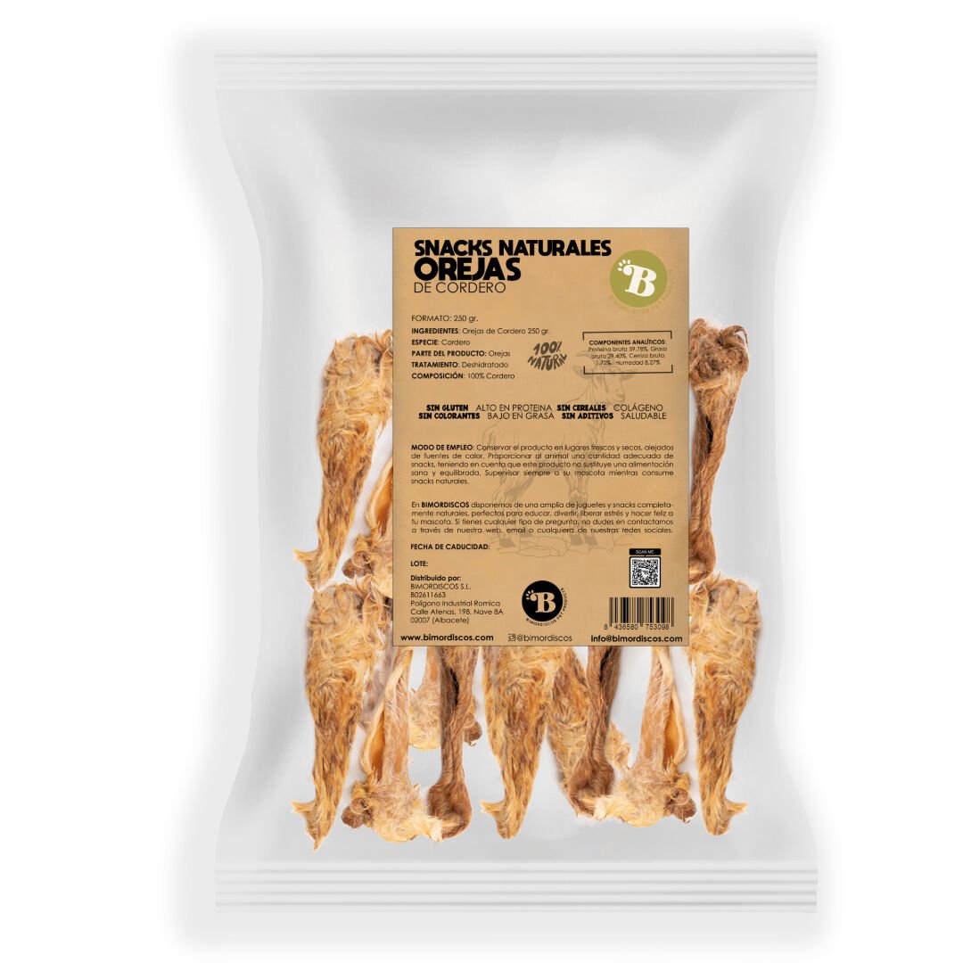 BIMORDISCOS Orejas de cordero para perros, , large Imagen numero 2