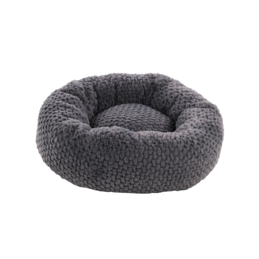 Flamingo Glory Redondo Gris cama para perros y gatos, , large Imagen numero 1