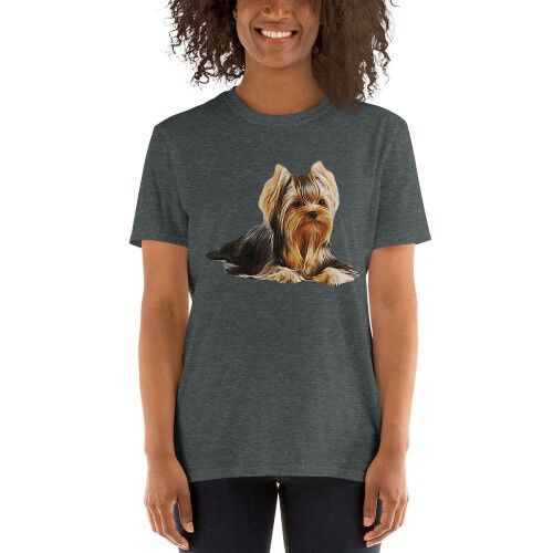 Mascochula camiseta mujer personalizada con tu mascota gris oscuro thumbnail