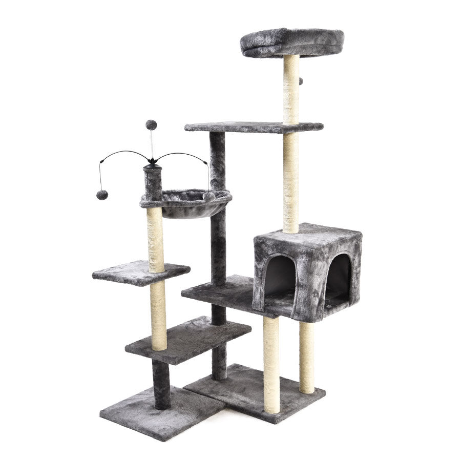 WUAPU RASCADOR GATO 11x1 GRIS 110x40x163, , large Imagen numero 1