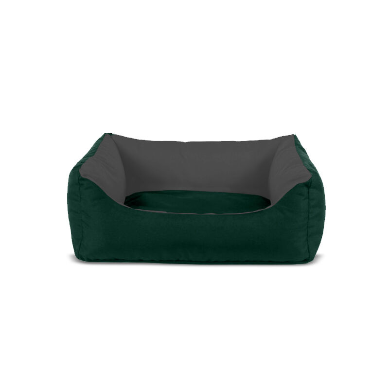 Gauty Cama para Perros y Gatos  Tela Impermeable - Verde y Gris, , large Imagen numero 1
