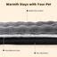 Nobleza Manta Autocalentable para Gatos y Perros Peque&ntilde;os (70 x 50 cm) - Manta T&eacute;rmica de Felpa Suave Tipo Burbuja, Sin Calentamiento El&eacute;ctrico, Esterilla Lavable con Base Antideslizante, Gris, , large indicador imagen numero 4