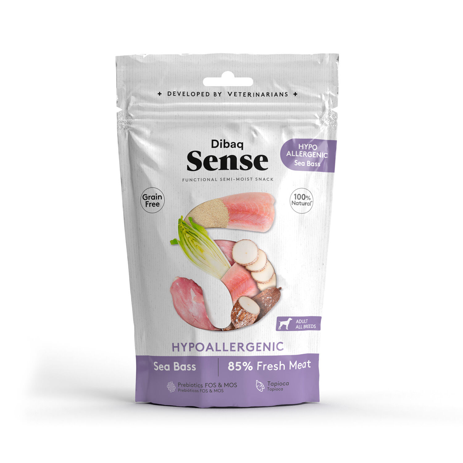 Dibaq Sense Hypoallergenic Lubina snack para perros