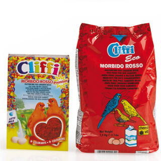 Cliffi Morbido Rosso pasta de cría para canarios rojos