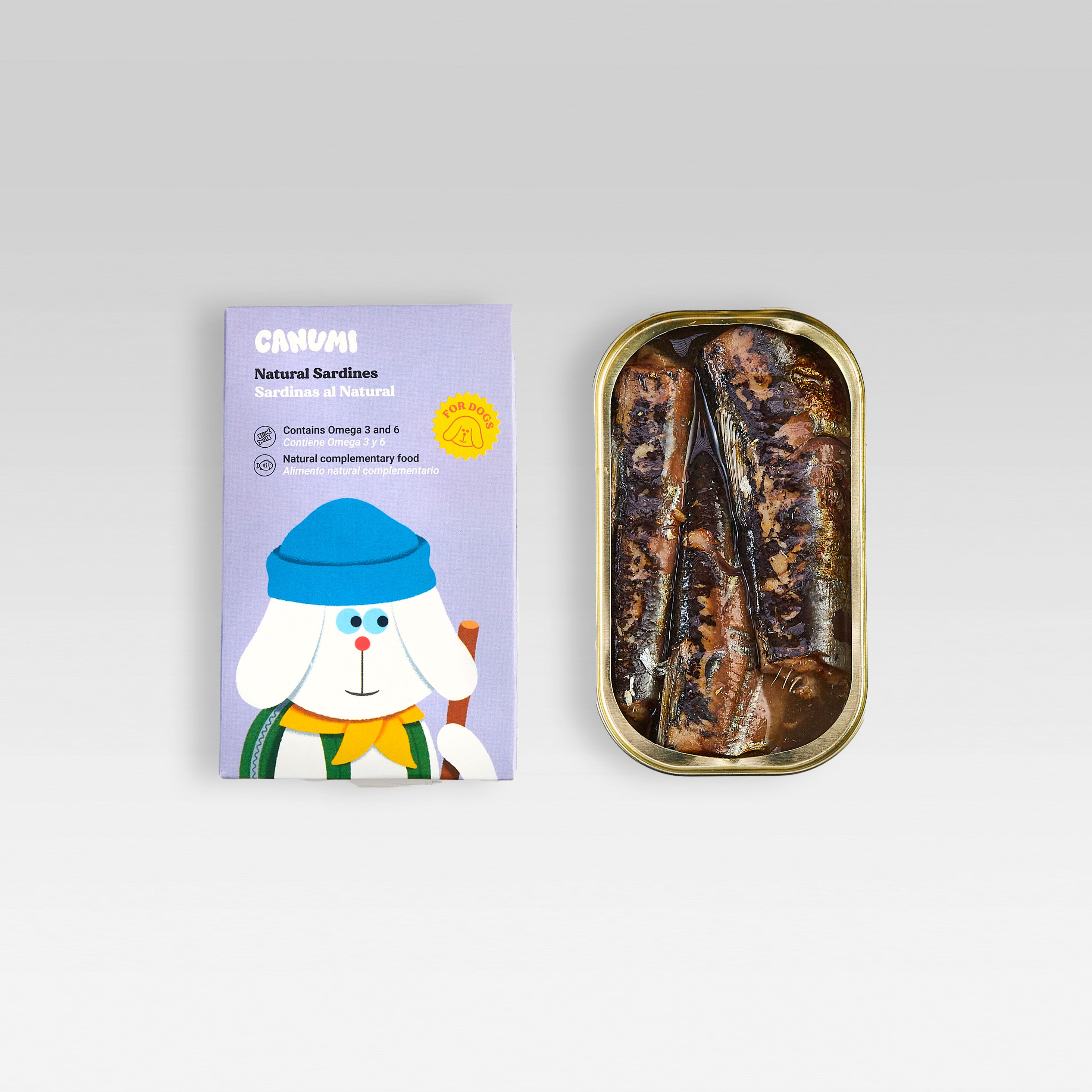 Sardinas para perro