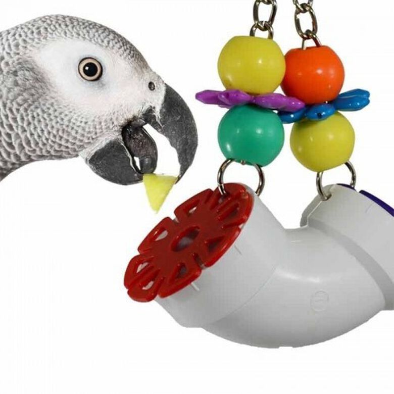 Juguete de PVC forager para loros color Marrón thumbnail