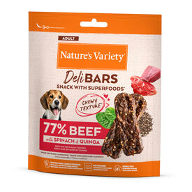 Nature's Variety DeliBars Barritas Ternera snacks para perros