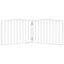 vidaXL Puerta para perros plegable 2 paneles madera álamo blanca 160cm, , large indicador imagen numero 9
