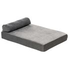 Pawhut cama lavable ortopédica gris para perros, , large image number null